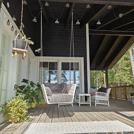 빌라 Luxury House Vaahtoranta On The Shore 쿠오피오